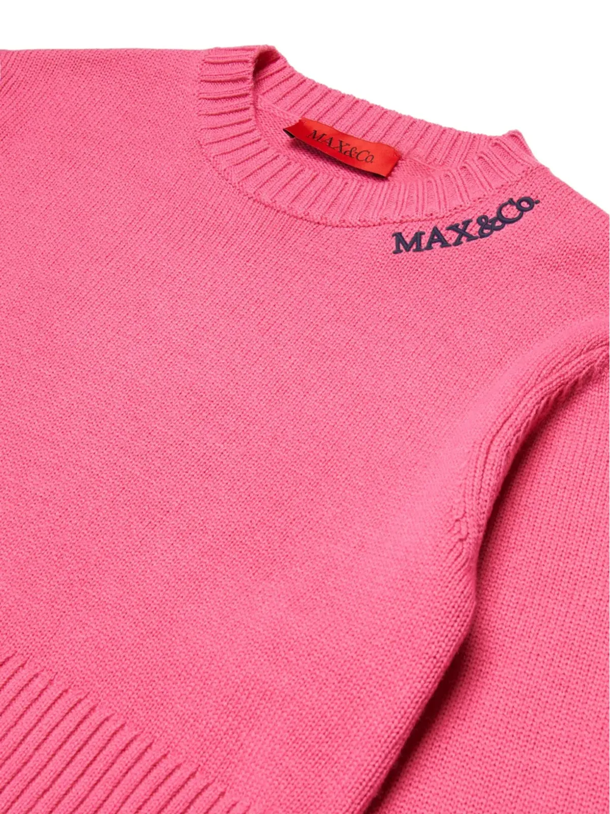 MAX&Co. Kids ロゴ刺繍 ウールブレンド セーター - 画像3