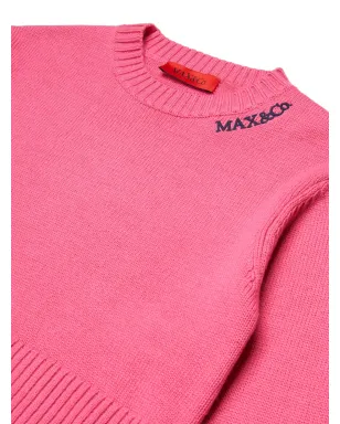 MAX&Co. Kids ロゴ刺繍 ウールブレンド セーター - サムネイル3