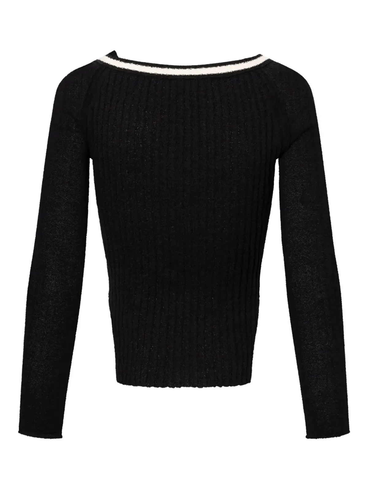 Elena Velez Varsity knitted top - 画像2