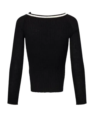 Elena Velez Varsity knitted top - サムネイル2