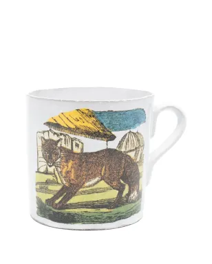 Astier De Villatte 大きなキツネのマグカップ（ホワイト） - サムネイル1