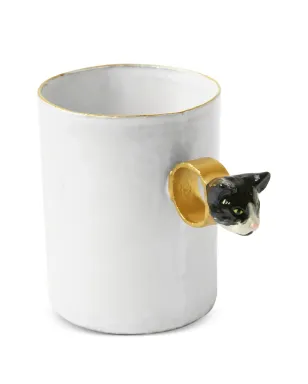 Astier De Villatte x Serena Carone 猫リング マグカップ - White - サムネイル1