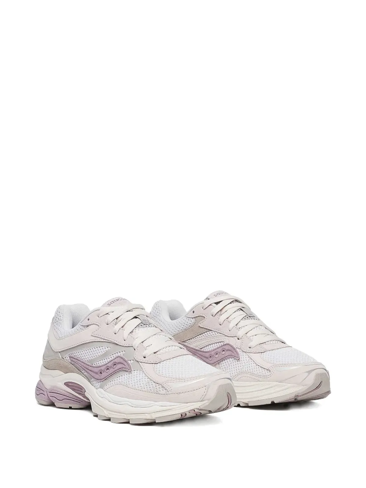 Saucony プログリッド オムニ 9 Premium ライトグレー ライラック スニーカー - 画像2