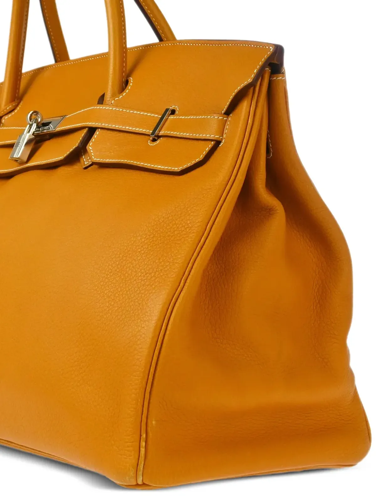 Hermès ビンテージ 2000 Birkin Fjord 45 ハンドバッグ - ブラウン - 画像3