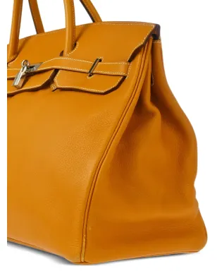 Hermès ビンテージ 2000 Birkin Fjord 45 ハンドバッグ - ブラウン - サムネイル3