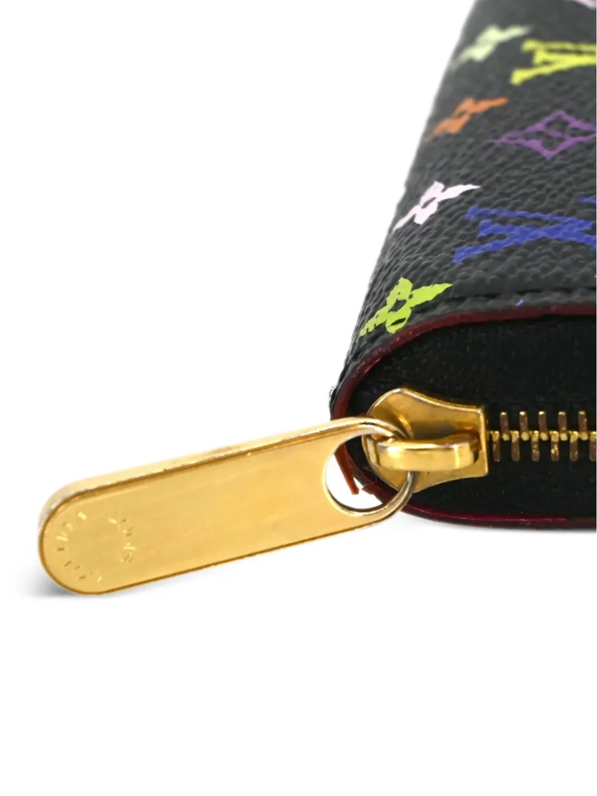 Louis Vuitton ビンテージ 2010 マルチカラー ジッピー コインパース ウォレット - ブラック - 画像5