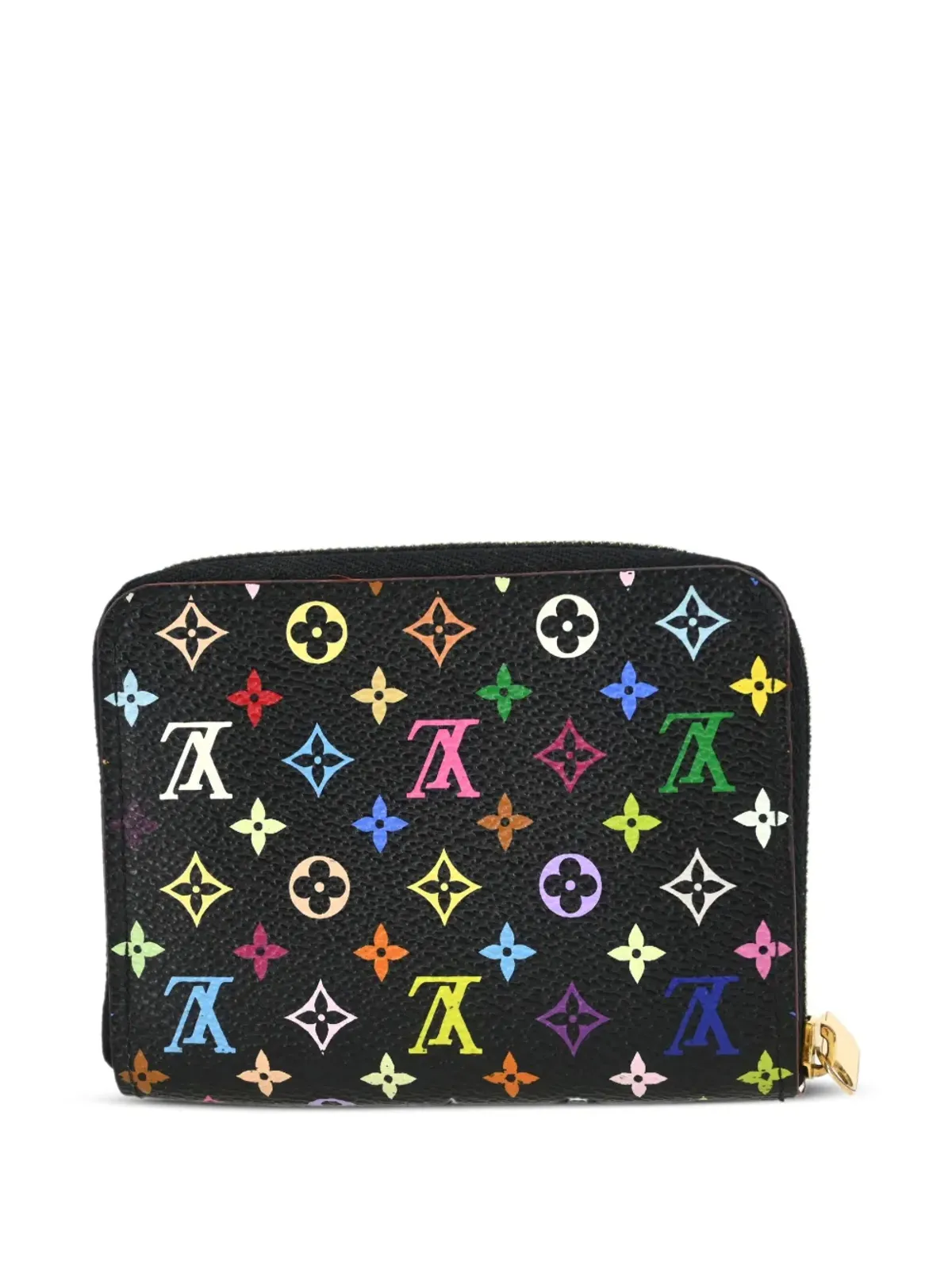 Louis Vuitton ビンテージ 2010 マルチカラー ジッピー コインパース ウォレット - ブラック - 画像2