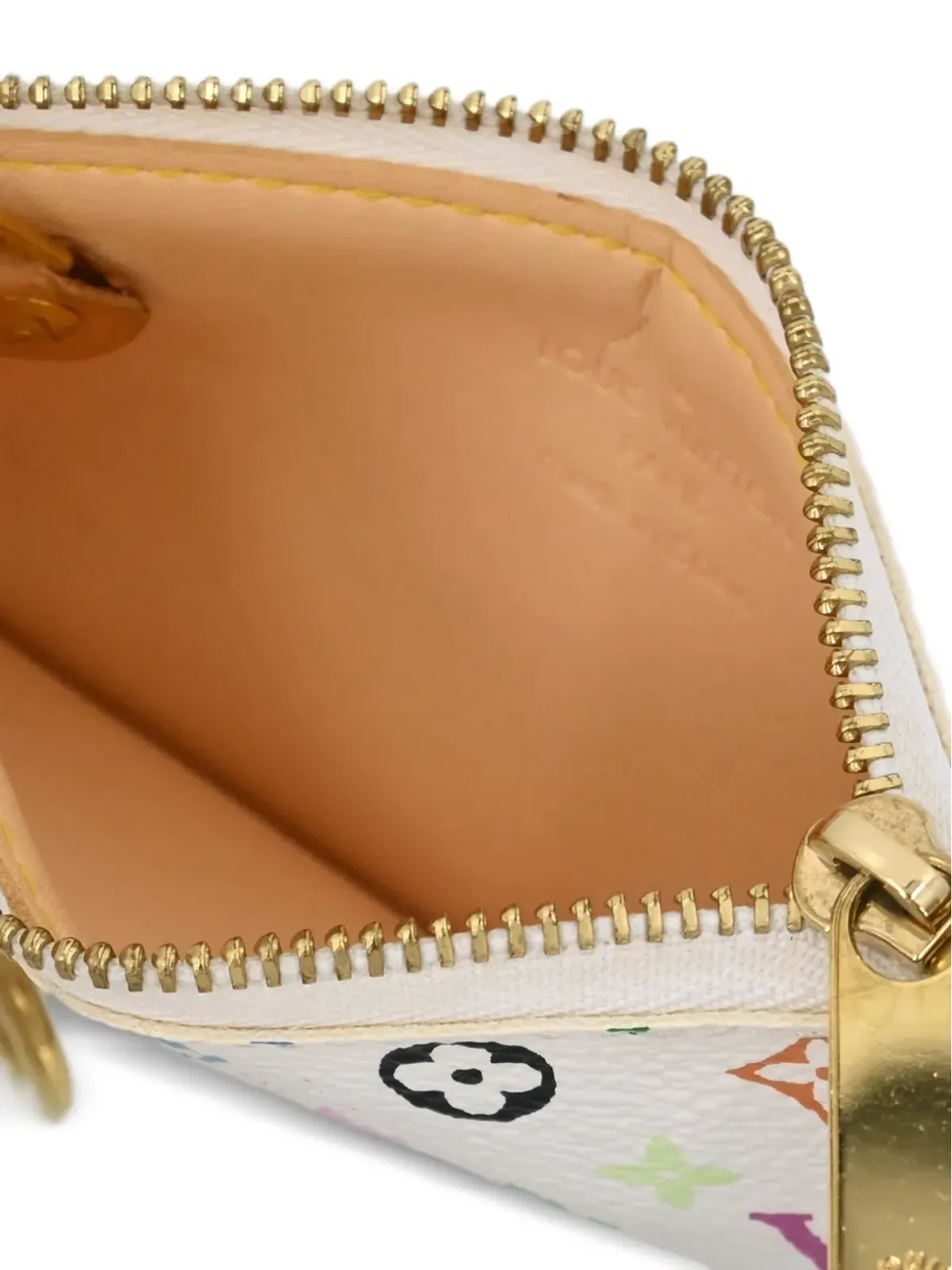 Louis Vuitton ビンテージ 2004 モノグラム・マルチカラー ポシェット・クレ コインポーチ - ホワイト - 画像4
