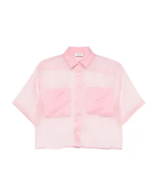 Mazzarelli Viola shirt - Pink - サムネイル1