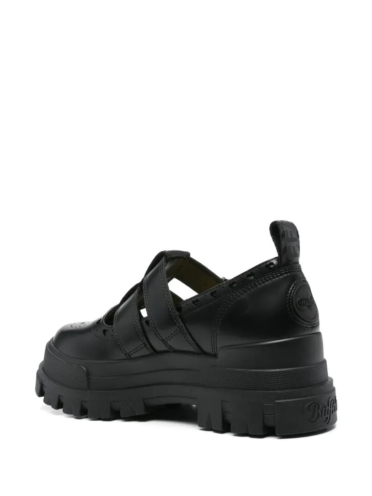 Buffalo Aspha Jane Heart brogues - Black - 画像3