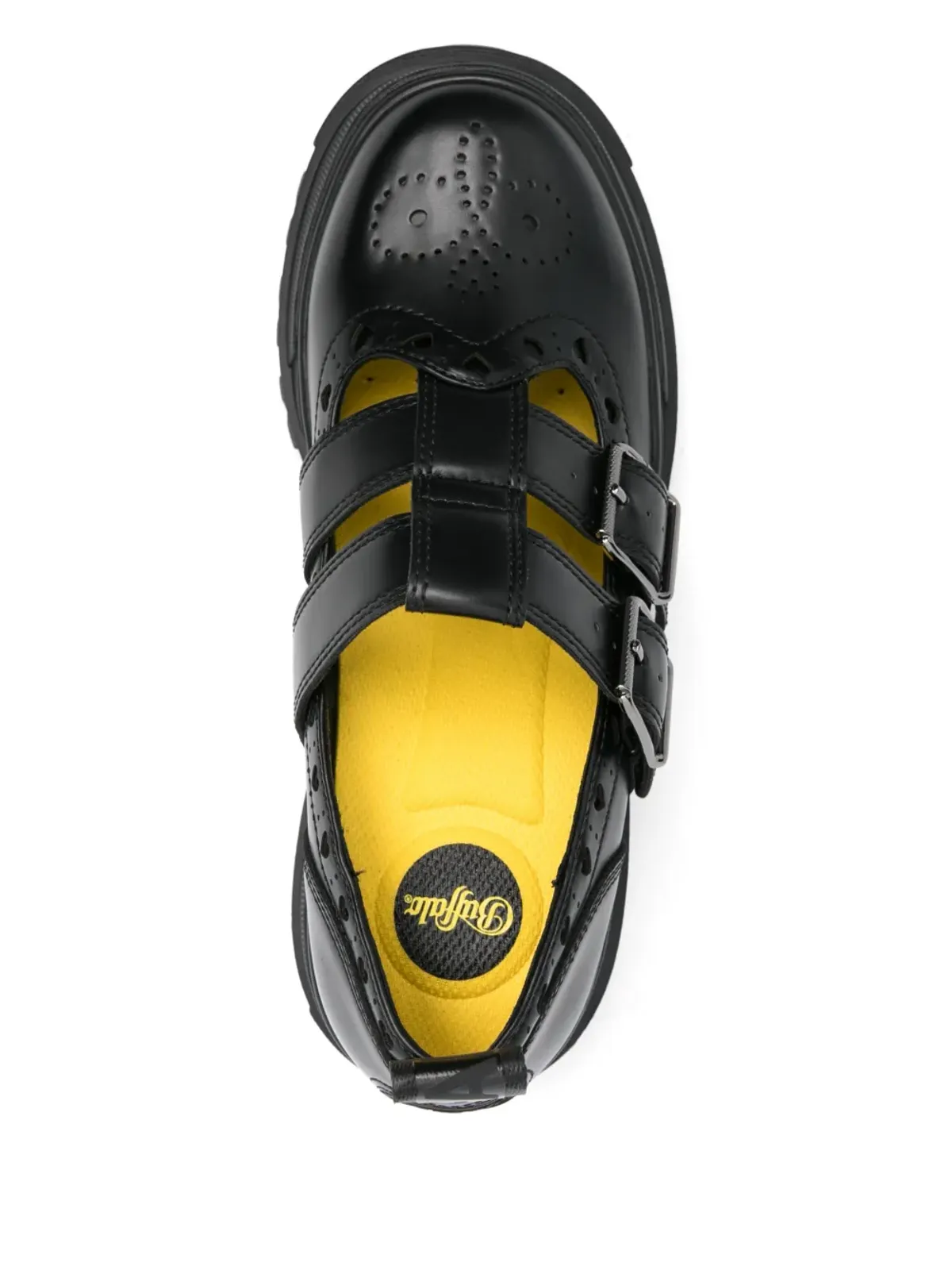 Buffalo Aspha Jane Heart brogues - Black - 画像4