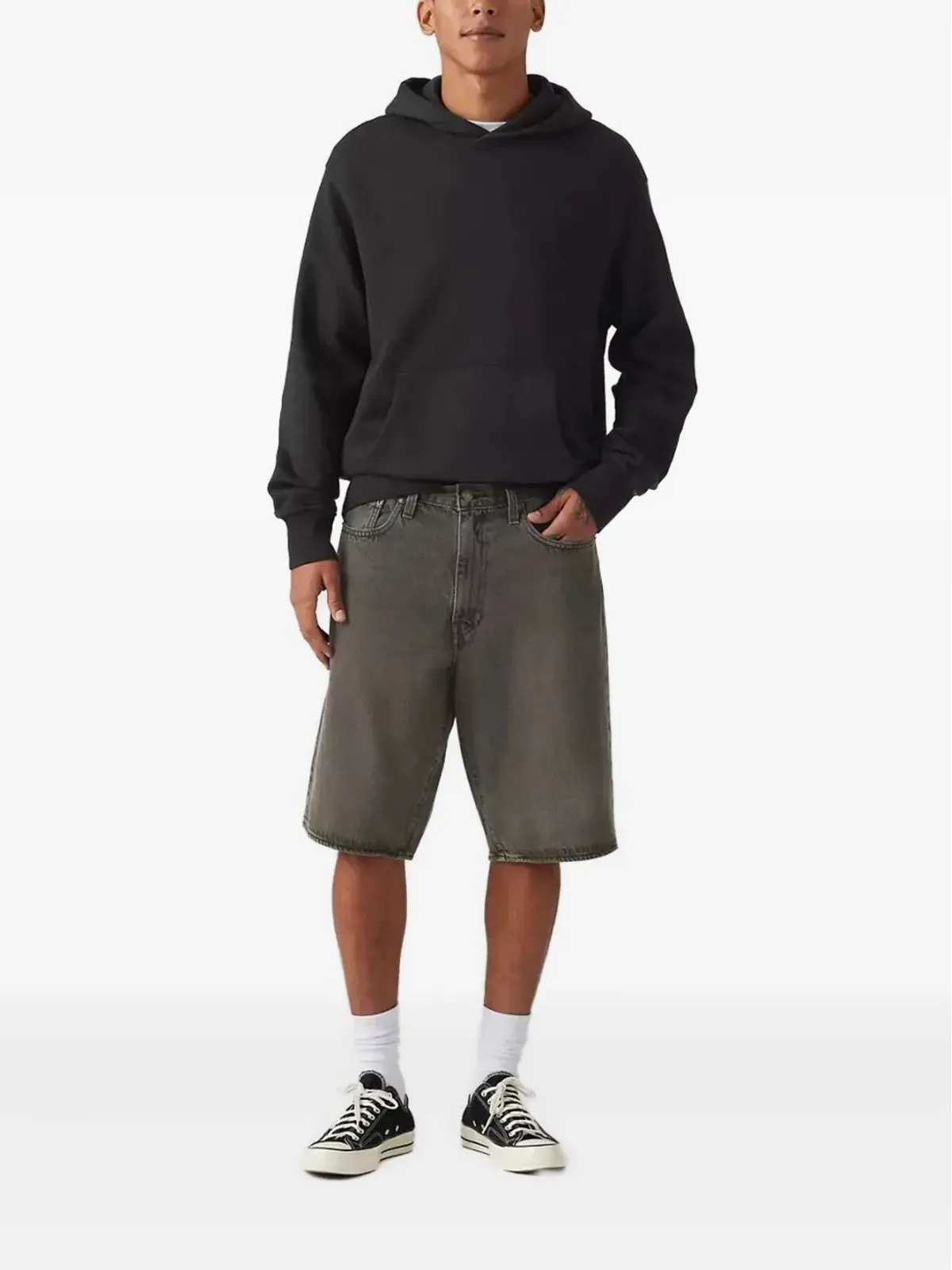 Levi's 478 バギー・フィット デニムショーツ - 画像2