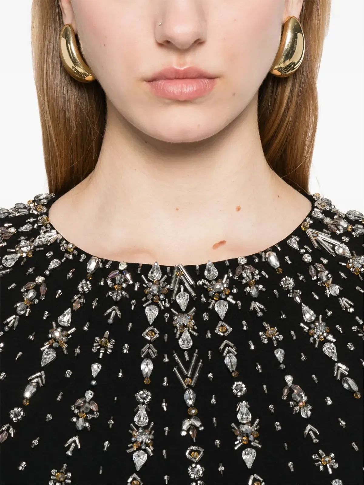 M.Marquise Franca crop top - Black - 画像5
