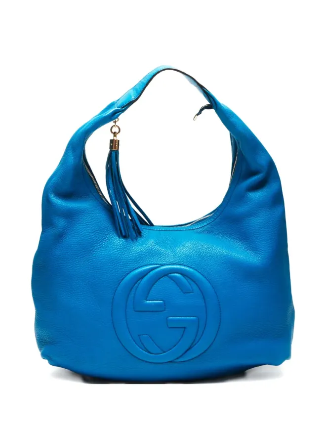 Gucci Pre-Owned Gucci ビンテージ ソーホー ショルダーバッグ - ブルーの商品画像
