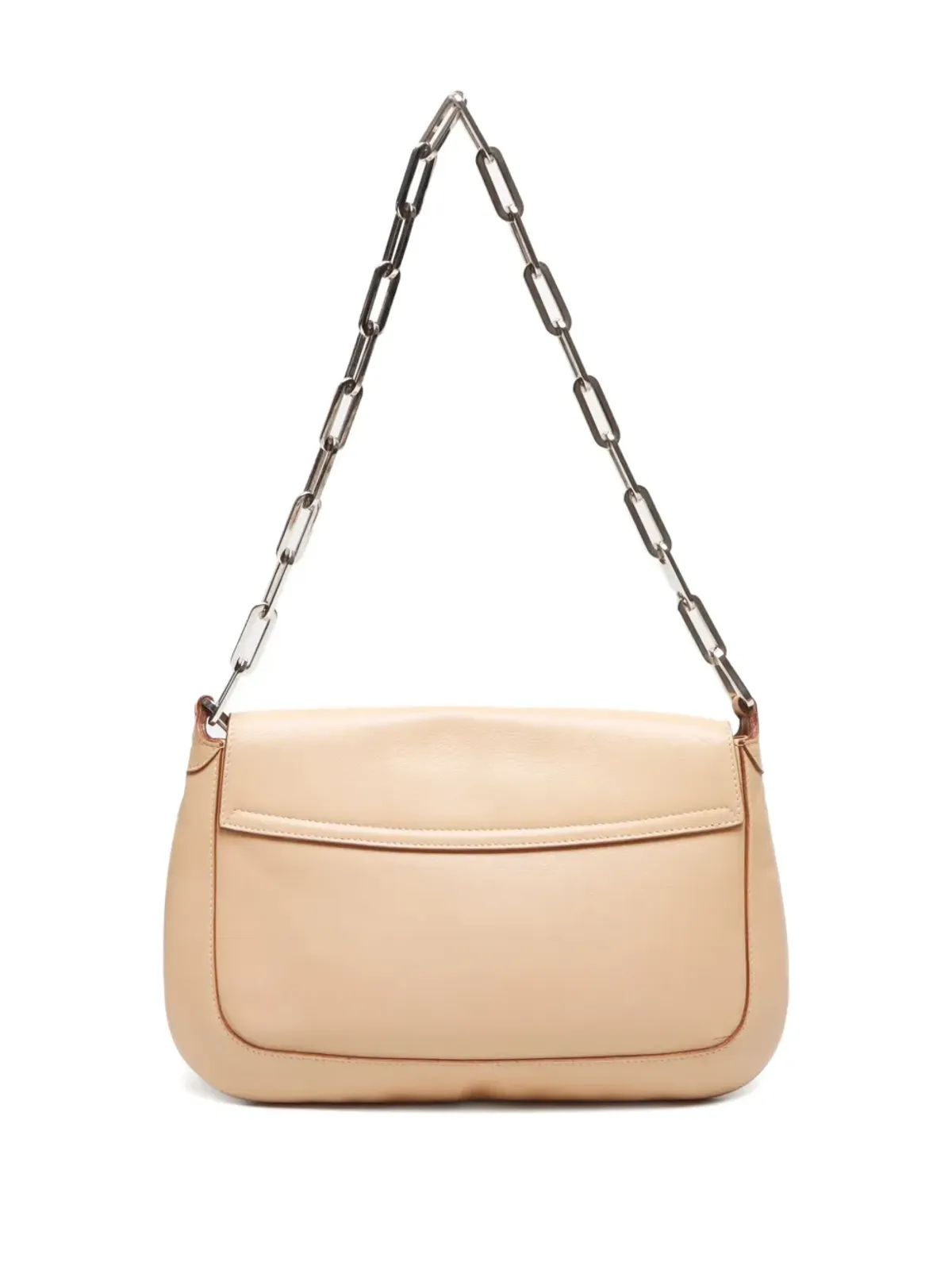 Gucci ビンテージ 1997-2003年 カーフレザー ショルダーバッグ - ベージュ - 画像2