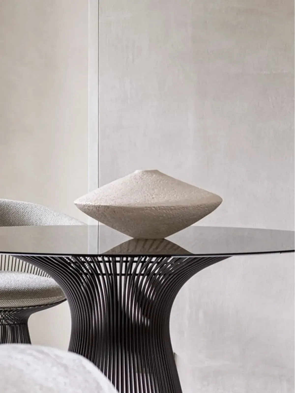 Gardeco Seixo Disco テクスチャード花瓶 - 画像3
