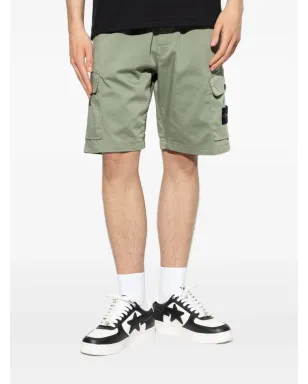 Stone Island パラカデューテ カーゴショーツ グリーン - サムネイル3