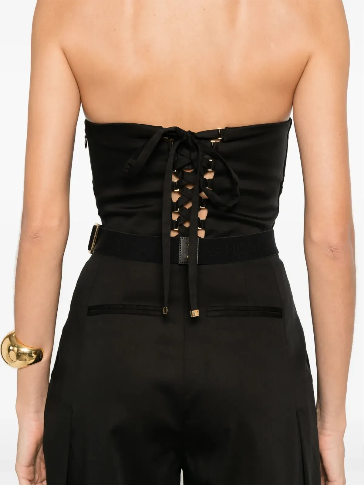 Elisabetta Franchi クロスオーバー レース ジャンプスーツ - 画像5