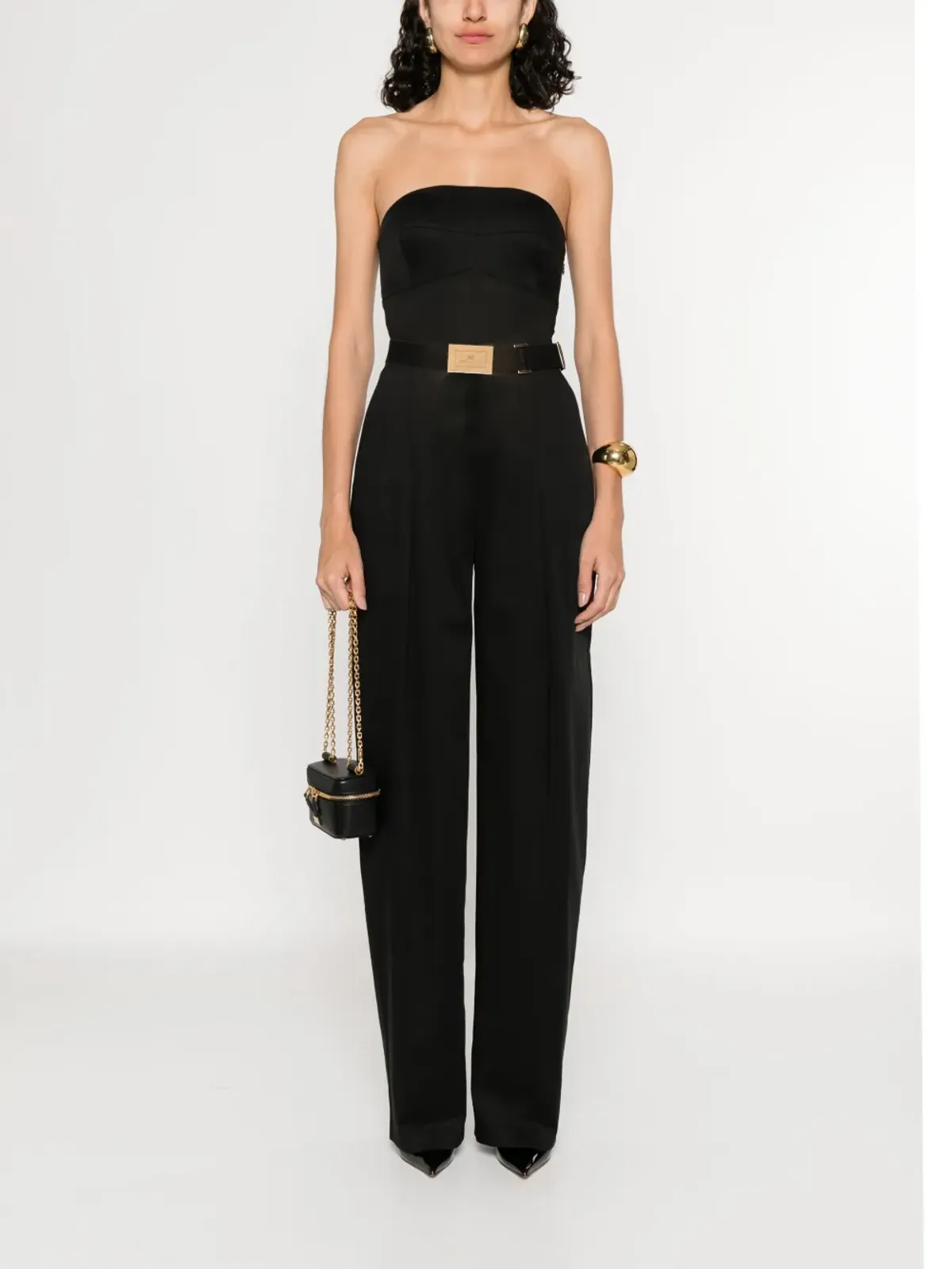 Elisabetta Franchi クロスオーバー レース ジャンプスーツ - 画像2