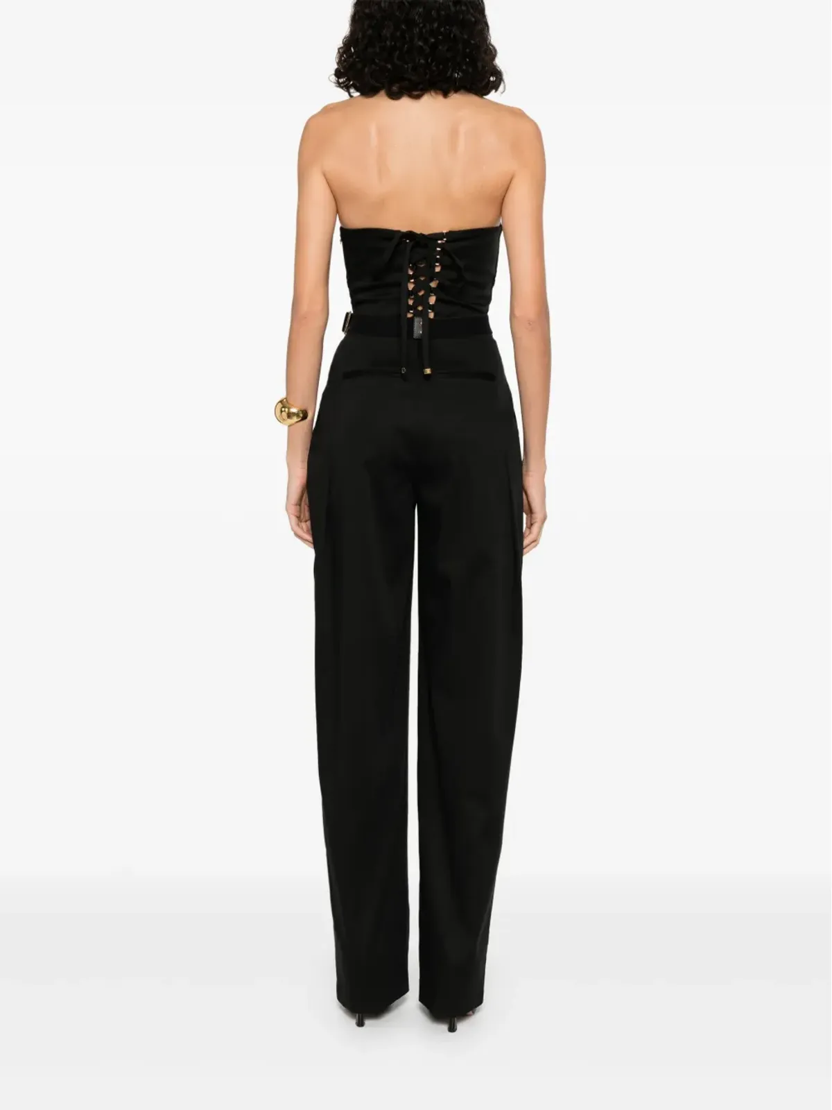 Elisabetta Franchi クロスオーバー レース ジャンプスーツ - 画像4