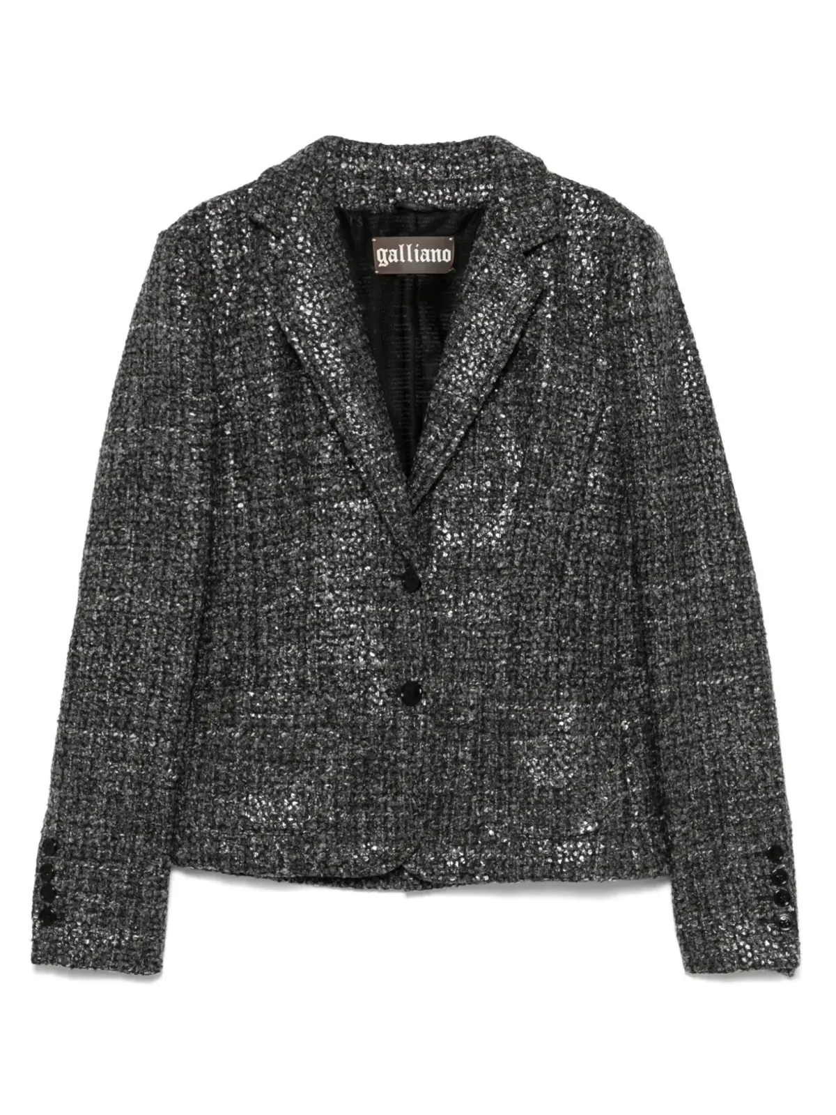 John Galliano Pre-Owned 2000年代 ツイードブレザー - Black - 画像1