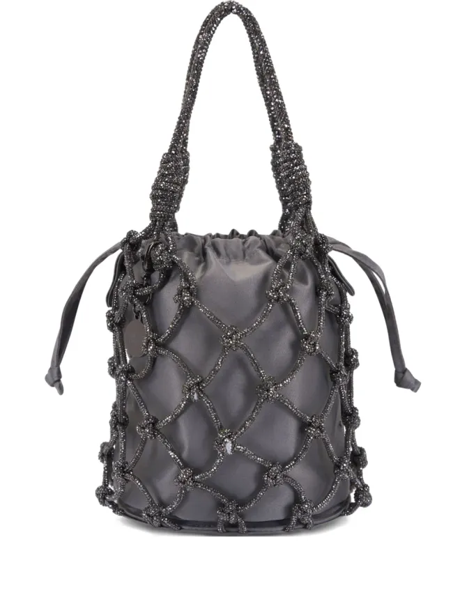 Judith Leiber Judith Leiber クリスタル付きショルダーバッグ - グレーの商品画像