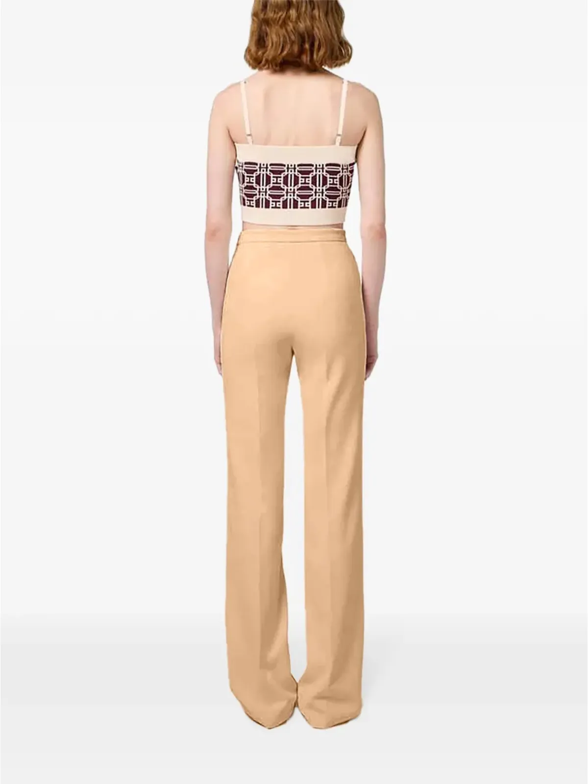 Elisabetta Franchi ボタンディテールパンツ - ニュートラルカラー - 画像3