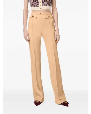 Elisabetta Franchi ボタンディテールパンツ - ニュートラルカラー - サムネイル4