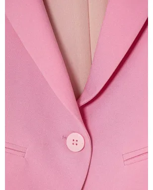 Patrizia Pepe girl クロップド・シングルボタン・ブレザー - サムネイル3