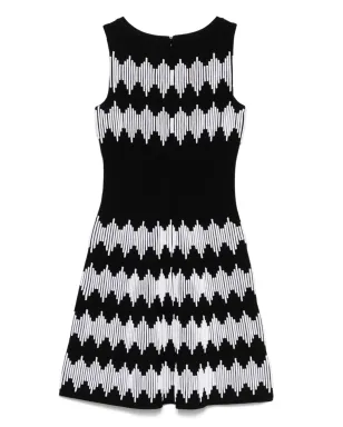Alaïa Pre-Owned ミニドレス 2000年代 グラフィックプリント ブラック - サムネイル2