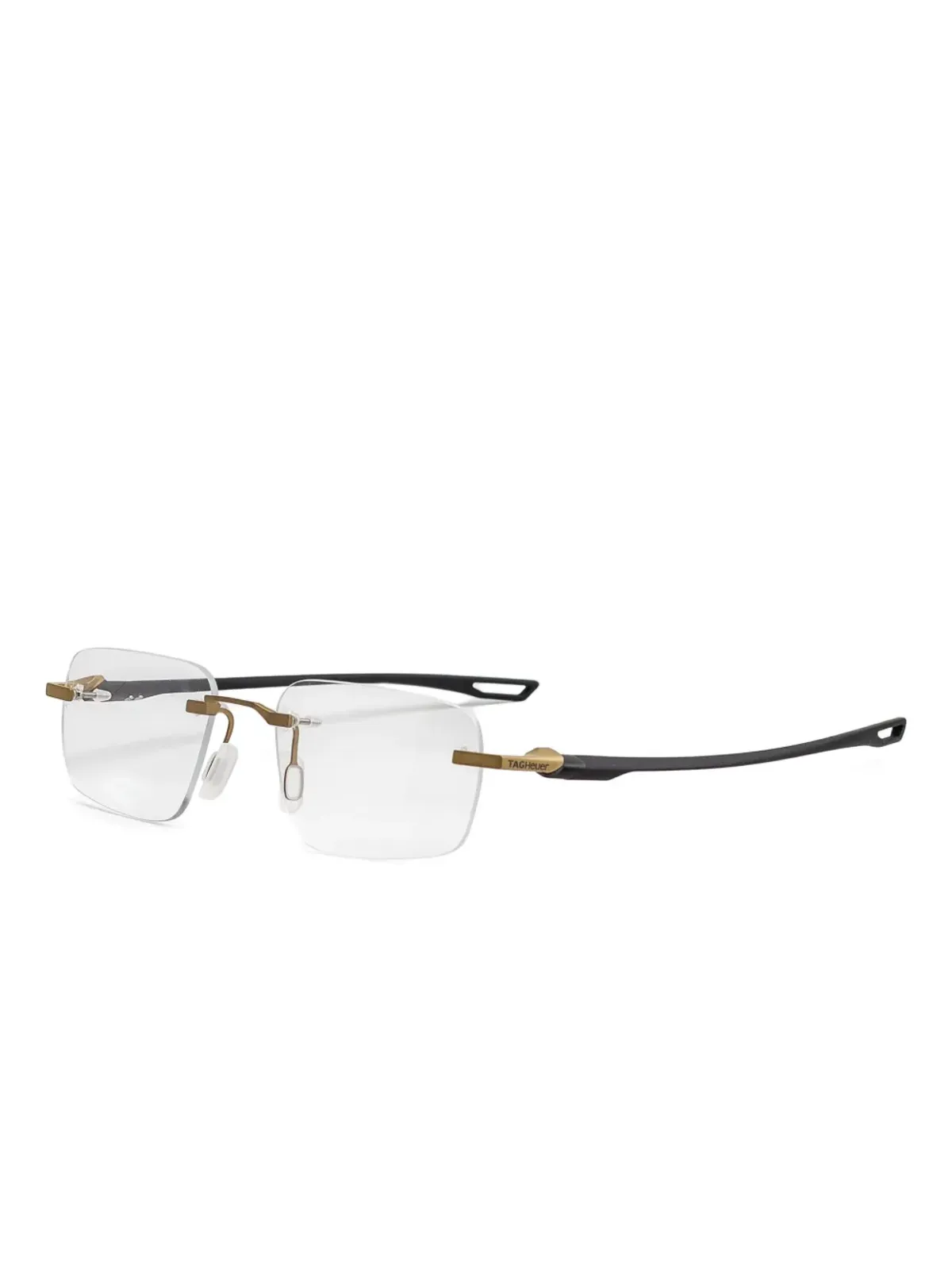 Tag Heuer Eyewear リムレス眼鏡 TH50026U ブラック - 画像2