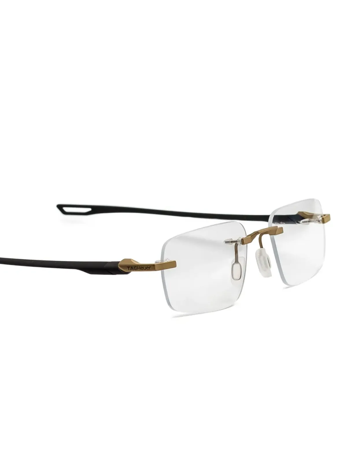 Tag Heuer Eyewear リムレス眼鏡 TH50026U ブラック - 画像3