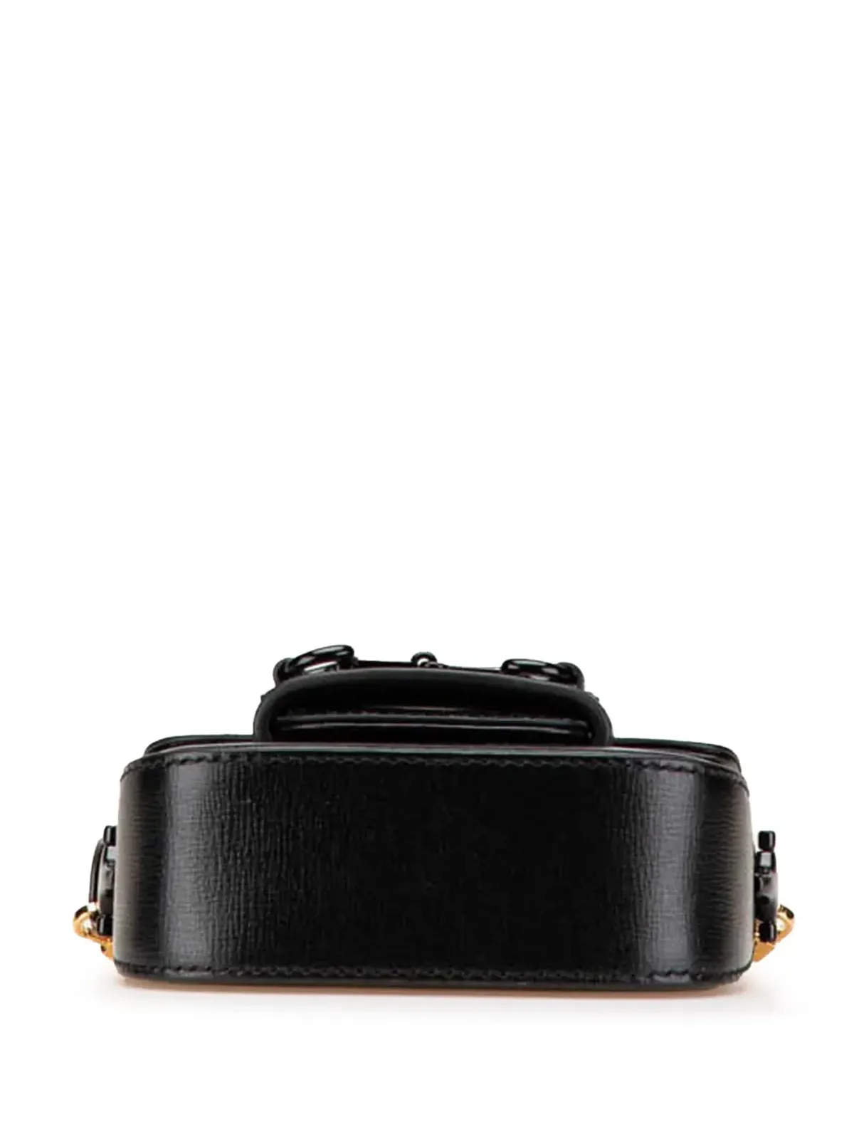 Gucci ビンテージ 2000-2015 ミニレザー ホースビット 1955 Web サッチェル - ブラック - 画像3