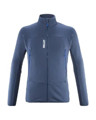 Pascal Millet Fusion grid-panel jacket - Blue - サムネイル1
