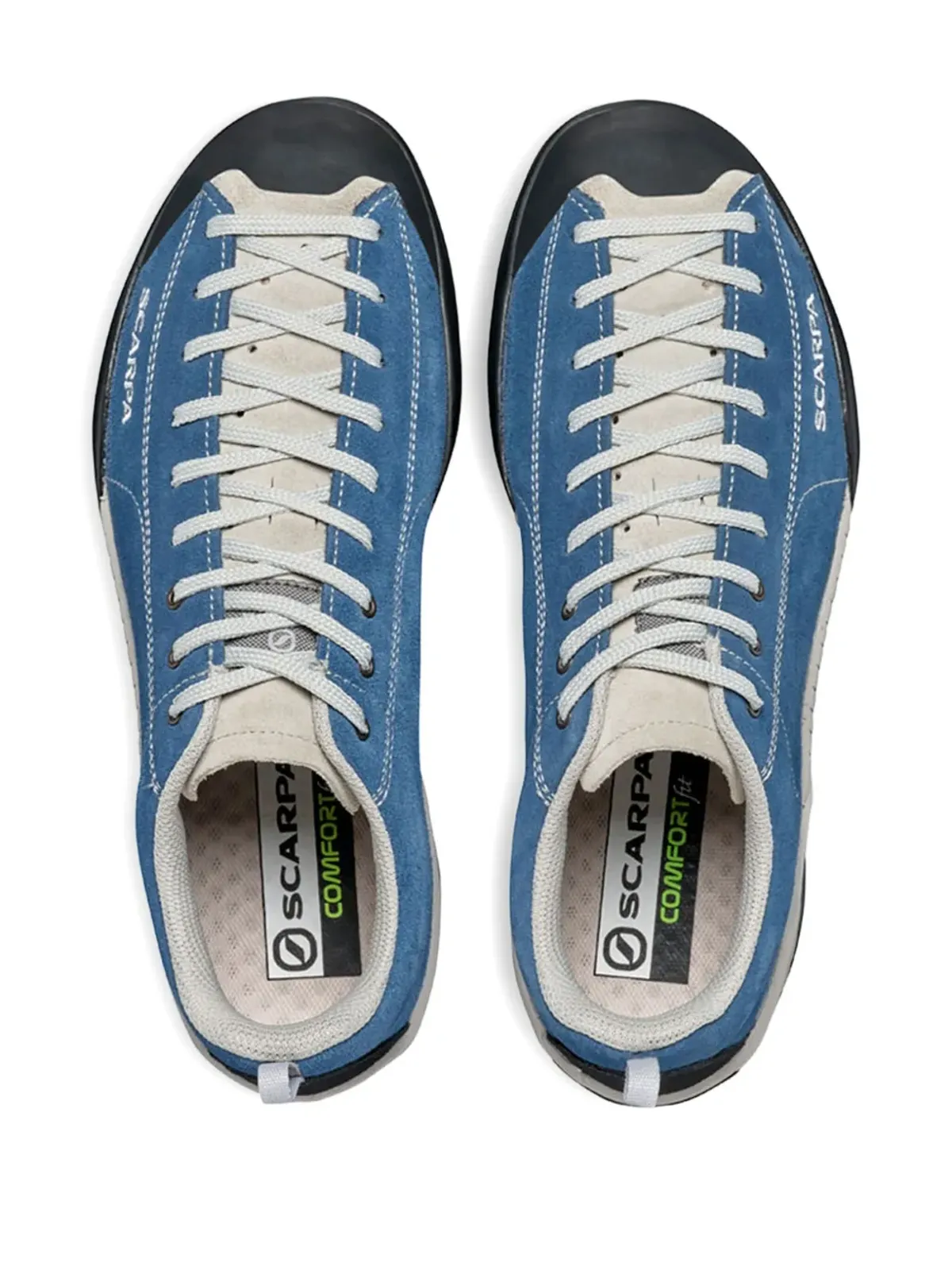 SCARPA ロゴプリント スエードスニーカー - 画像4