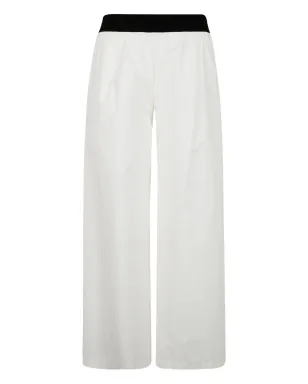 Maria Calderara コットンパンツ - White - サムネイル1
