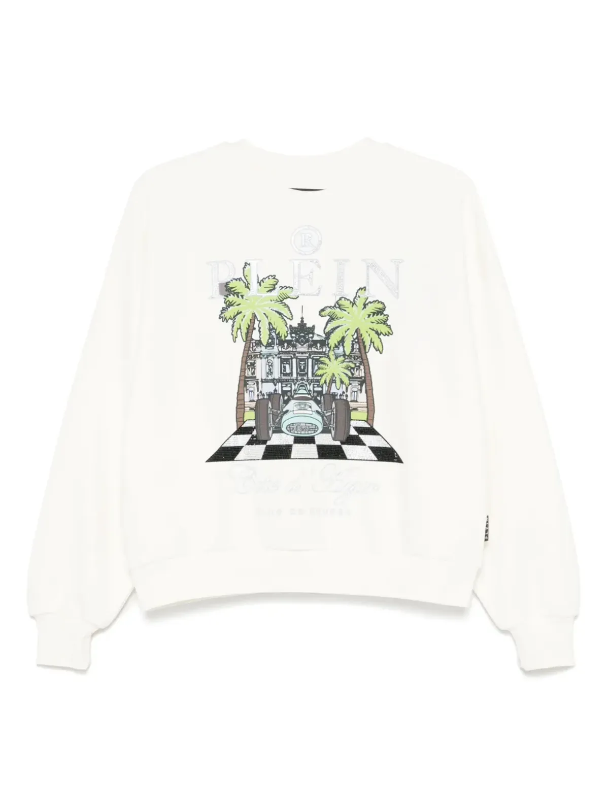 Philipp Plein ニューポートビーチ カットスウェットシャツ - ホワイト - 画像1