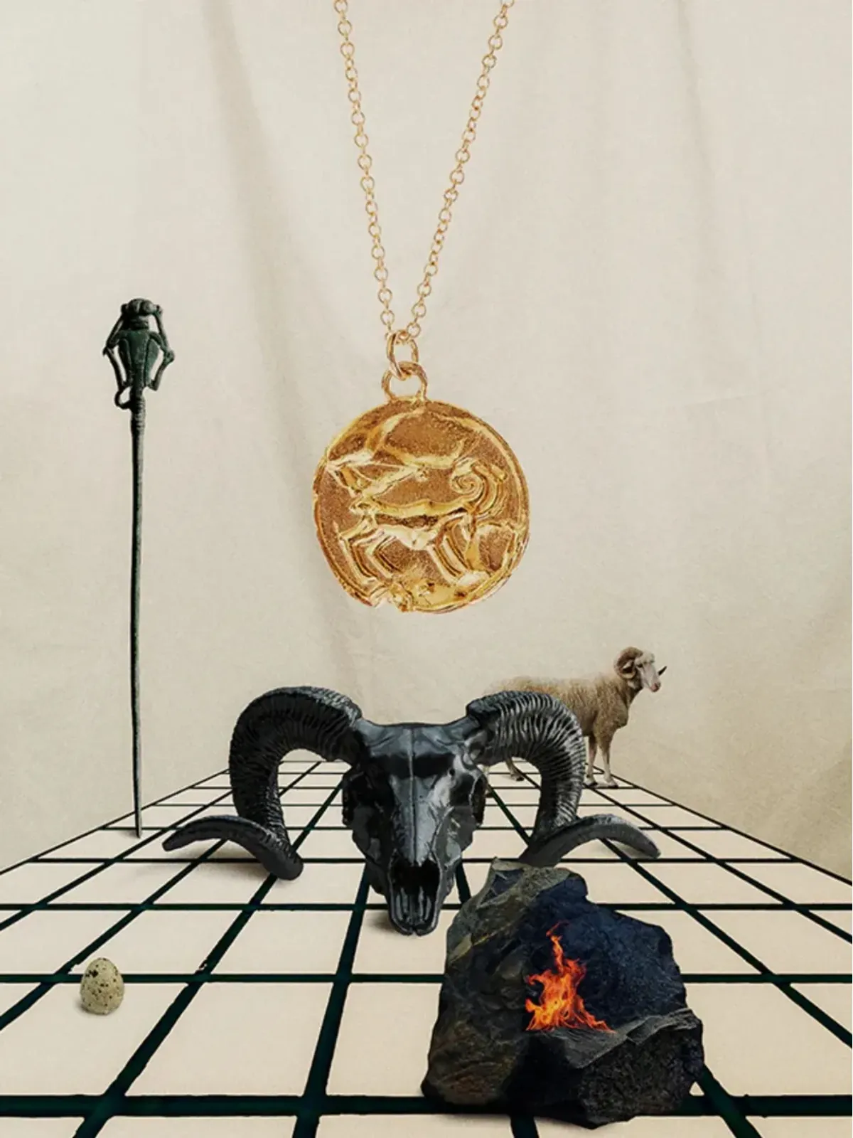 Alighieri Aries Medallion ネックレス - 画像4