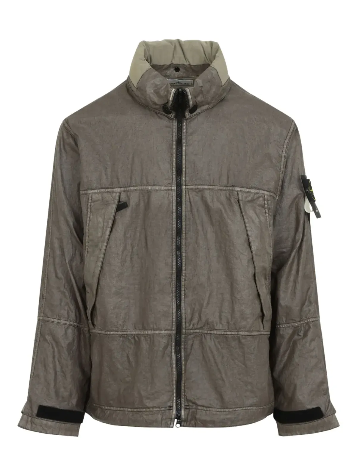 Stone Island コンパスバッジ ミリタリージャケット - グリーン - 画像1