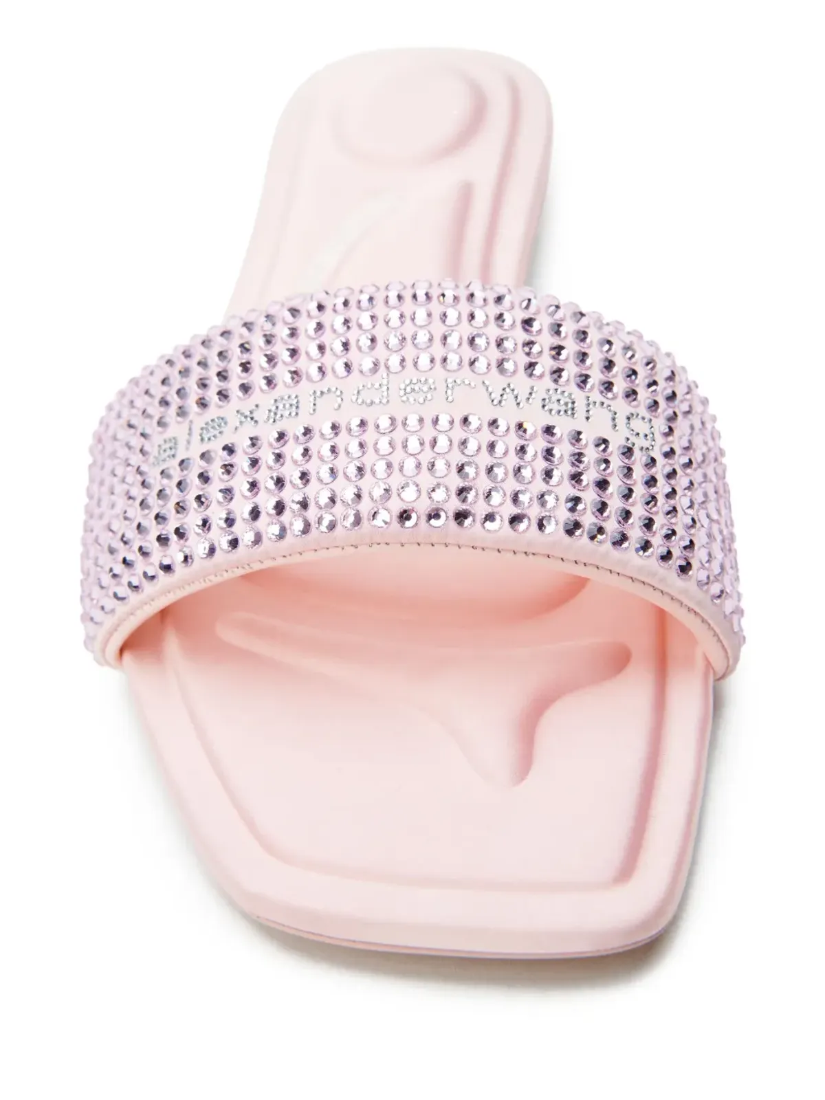 Alexander Wang クリスタル装飾サンダル（ピンク） - 画像3