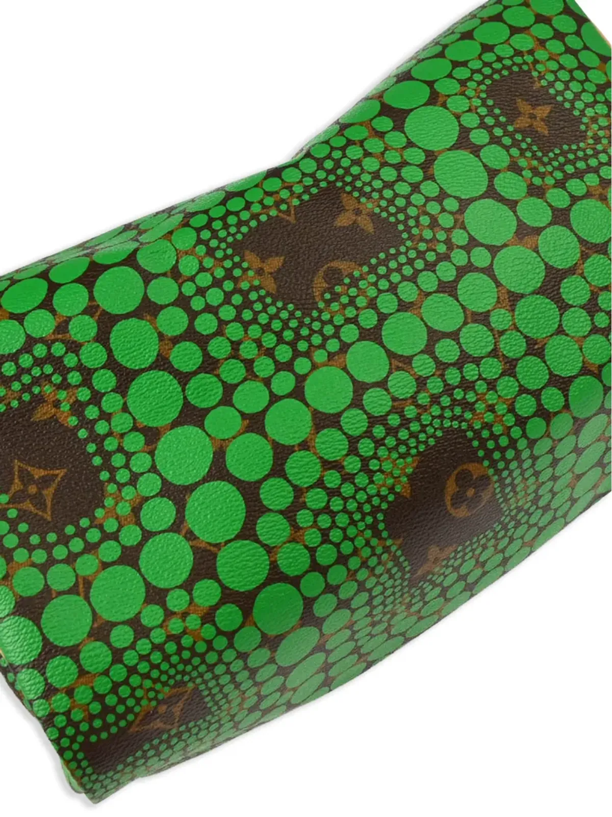Louis Vuitton ビンテージ × 草間彌生 2012年 スピーディー30 トートバッグ - グリーン - 画像5