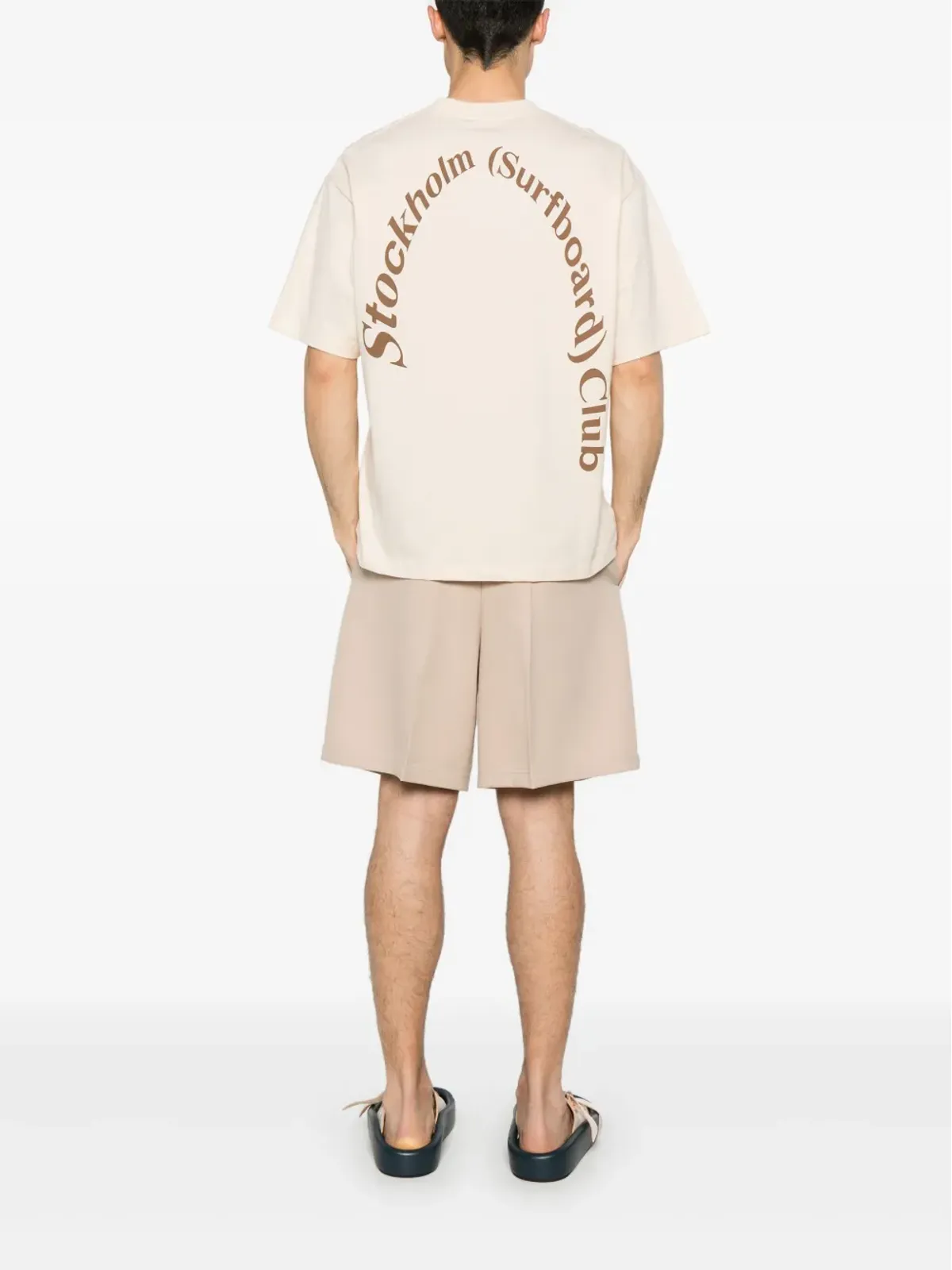 Stockholm Surfboard Club ロゴプリントTシャツ - 画像2