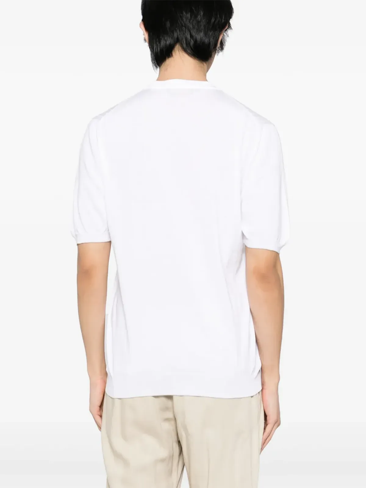 Svevo ファインリブコットンTシャツ - 画像3