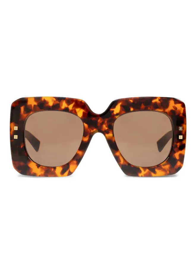 Balmain Eyewear Balmain Eyewear バルマン アイウェア B-Bold サングラス - ブラウンの商品画像