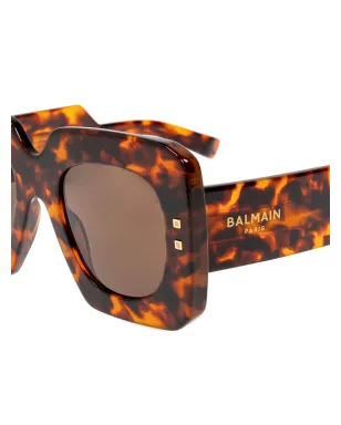 Balmain Eyewear バルマン アイウェア B-Bold サングラス - ブラウン - サムネイル2
