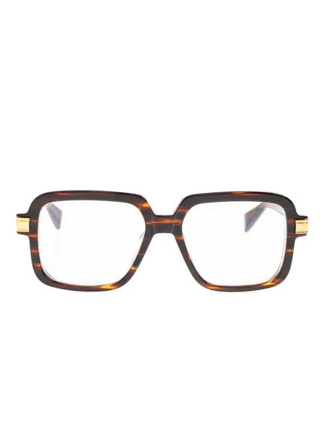 Balmain Eyewear Balmain Eyewear フランソワーズ眼鏡 - Brownの商品画像