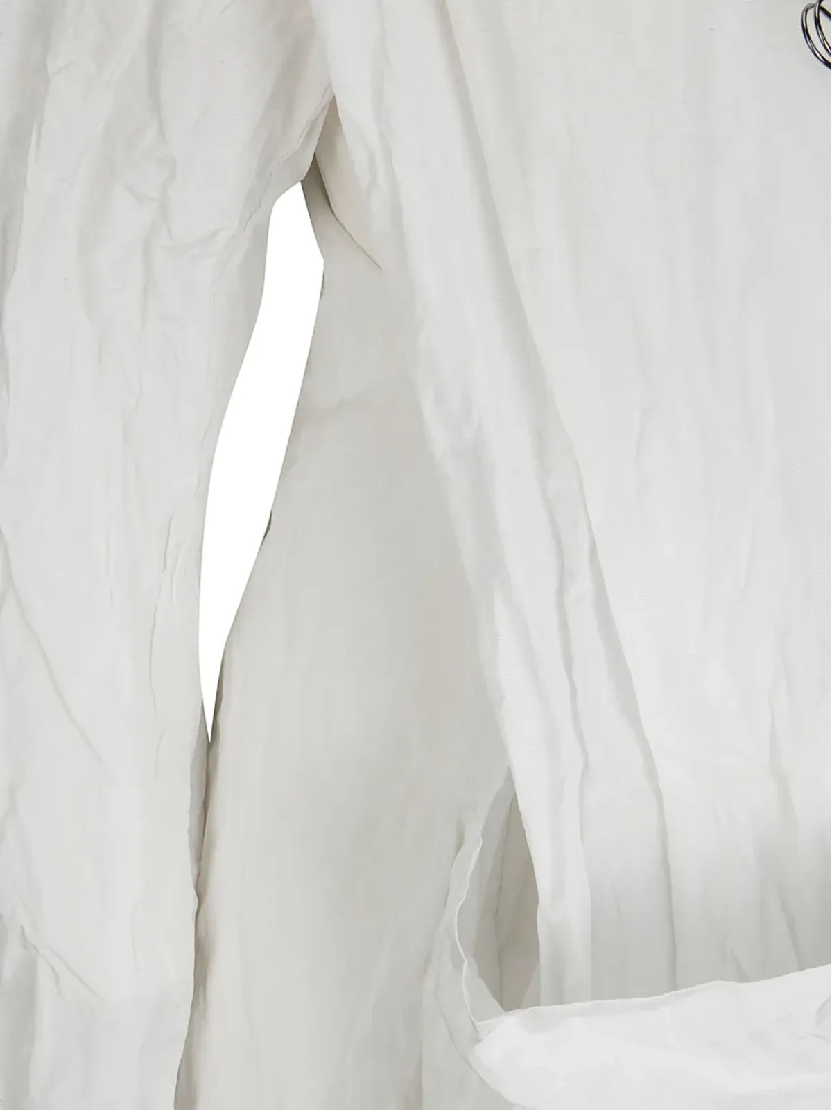 Maria Calderara しわ加工コート - 画像3