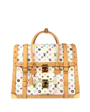 Louis Vuitton ビンテージ x Takashi Murakami 2003 Eye Love Sac Gigantic ハンドバッグ - ホワイト - サムネイル1