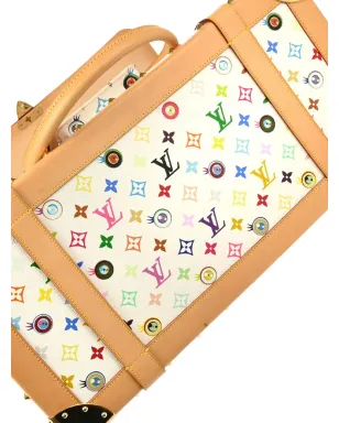 Louis Vuitton ビンテージ x Takashi Murakami 2003 Eye Love Sac Gigantic ハンドバッグ - ホワイト - サムネイル5