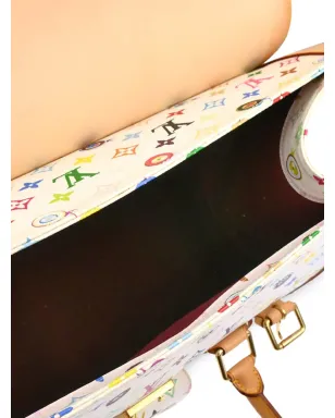 Louis Vuitton ビンテージ x Takashi Murakami 2003 Eye Love Sac Gigantic ハンドバッグ - ホワイト - サムネイル4